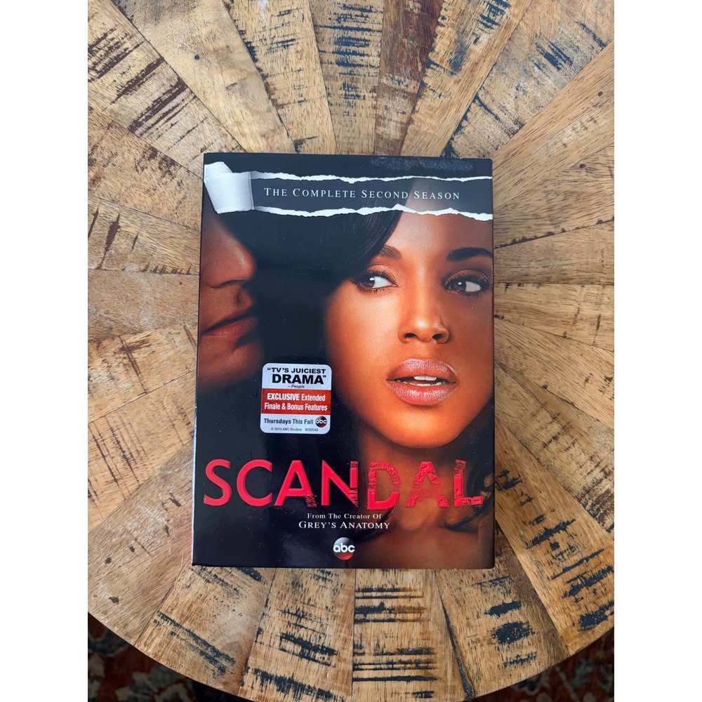 Scandal The Complete Second Season DVD‎ 5-Disc Set ABC Studios Kerry Washington